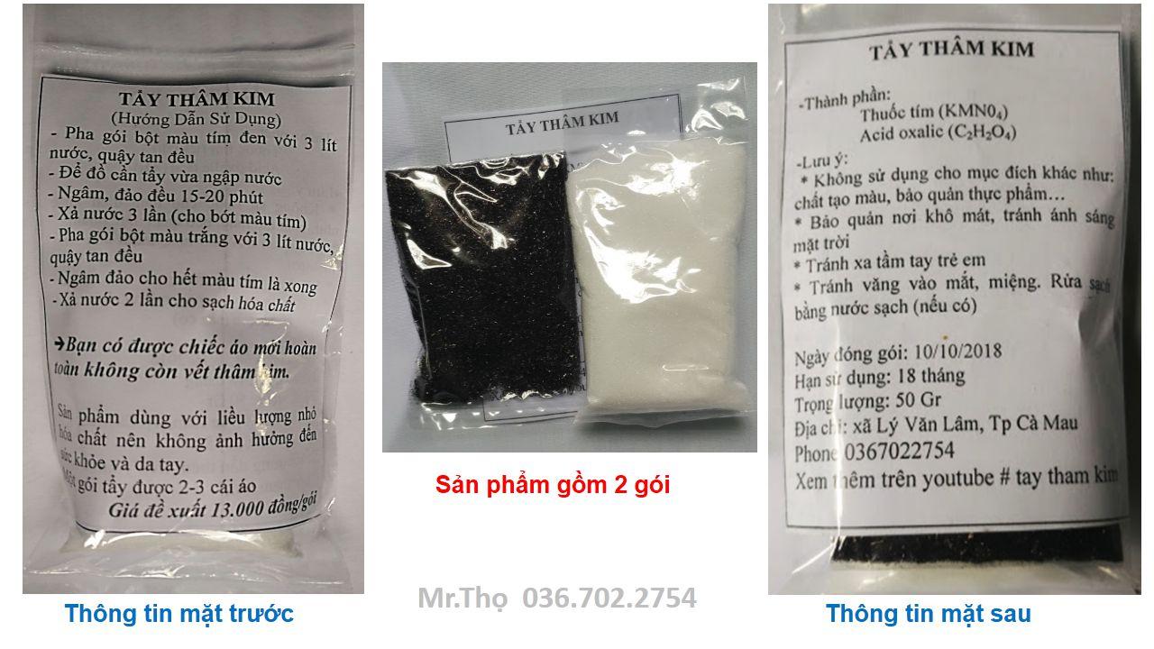 Tẩy trắng thâm kim - combo 5 bịch