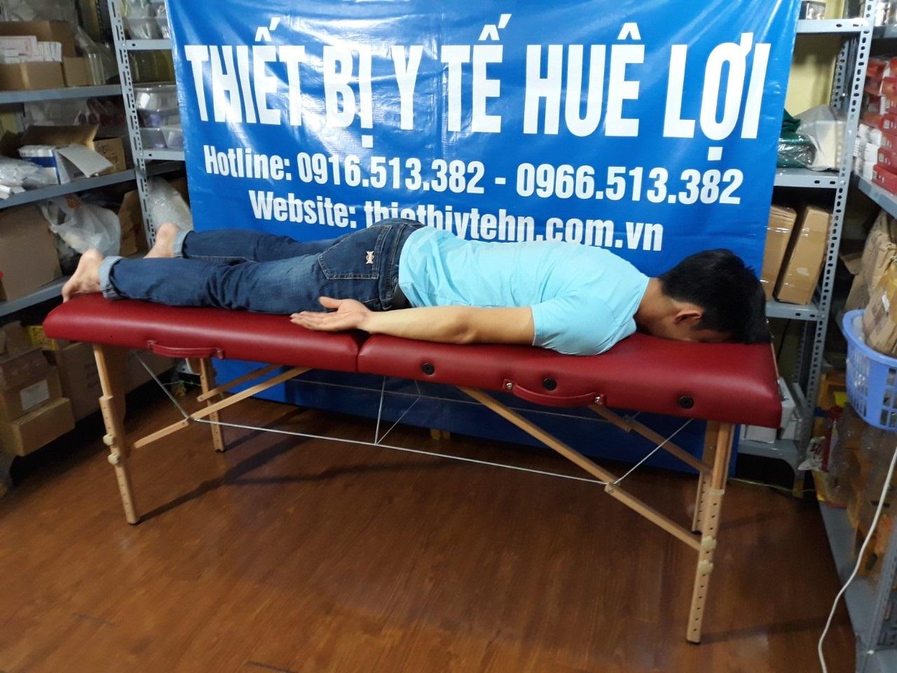 Giường spa massage trị liệu gấp gọn