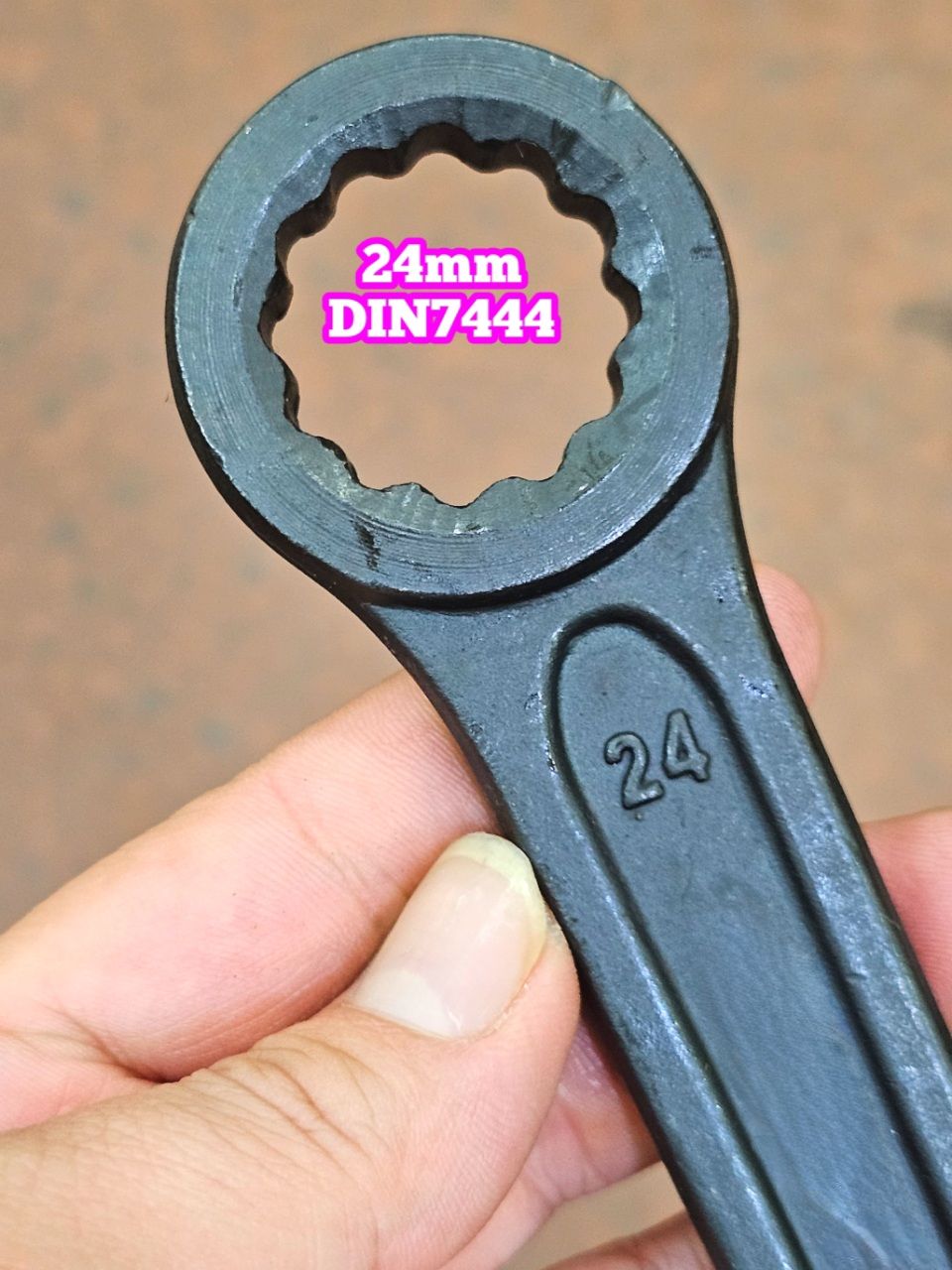 Cờ Lê Vòng Đóng 24mm Clip On (Vòng Đóng 24mm Cờ Lê Đóng 1 Đầu Vòng 24mm)