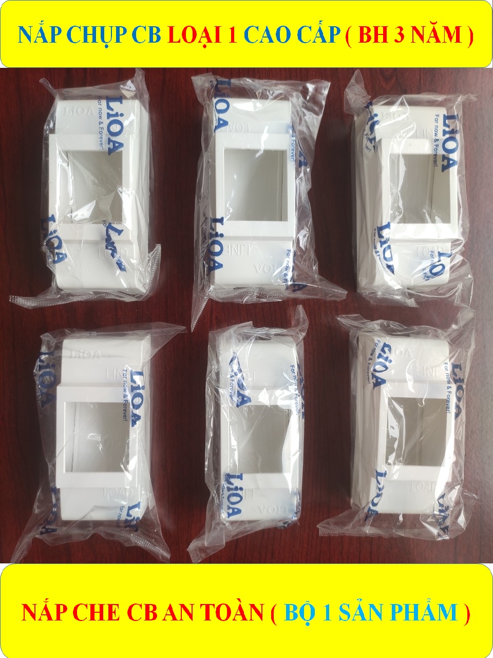 Nắp chụp, vỏ bọc an toàn cầu dao tự động LIOA + BH 3 năm (bộ 1 sản phẩm)