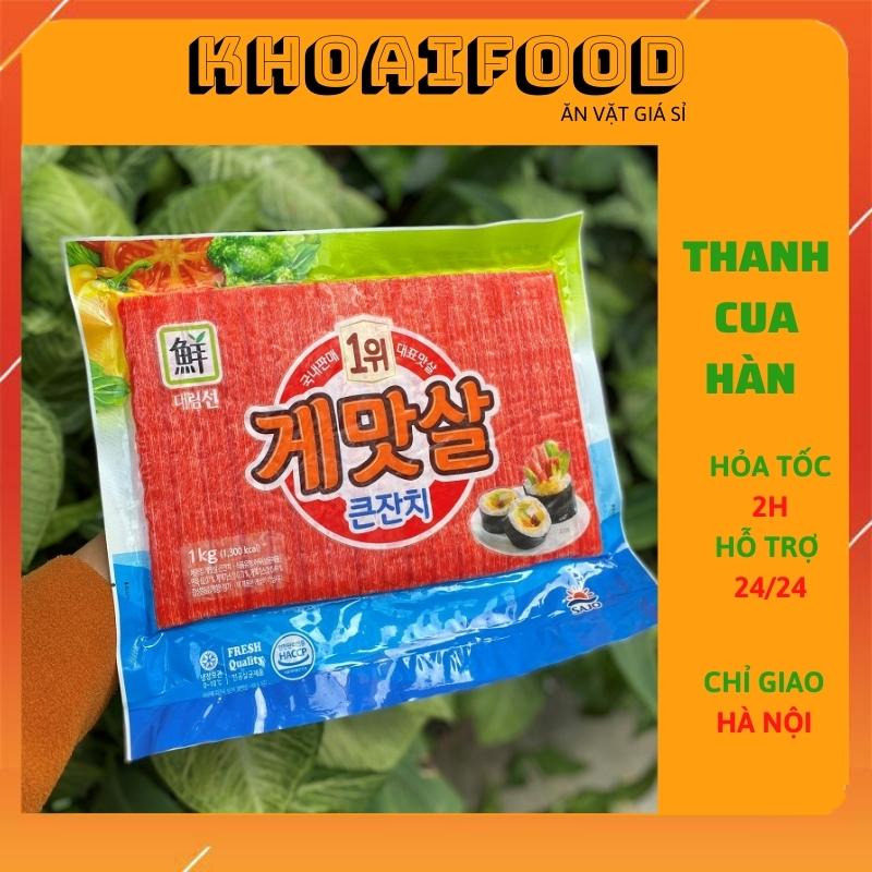 Thanh cua Hàn Quốc làm kimbap, thả lẩu chiên xào ngon