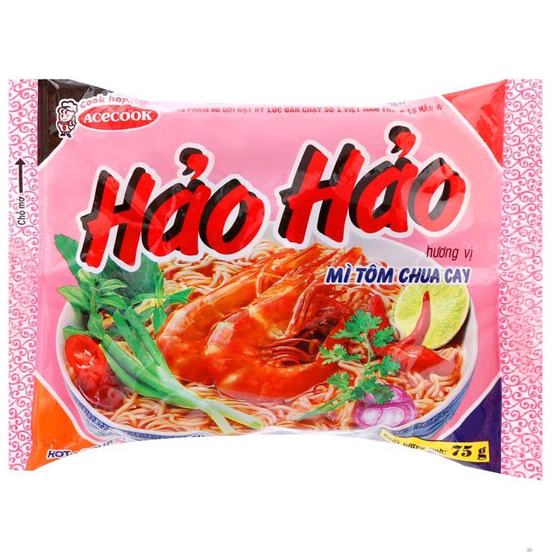 5 gói mì hảo hảo tôm chua cay 75gr