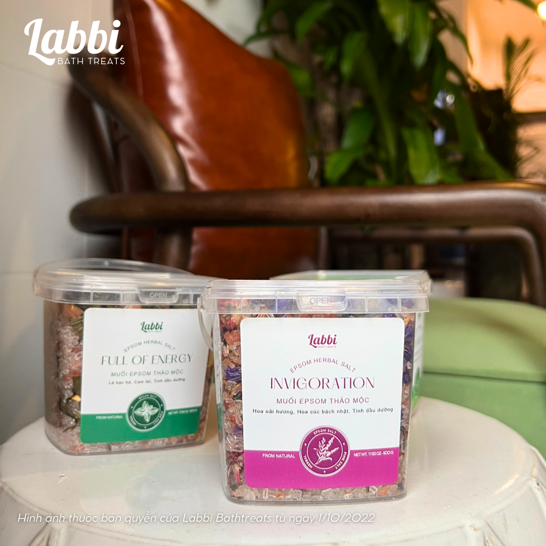 INVIGORATION - Muối epsom thảo mộc [Labbi Bathtreats] Epsom herbal salt