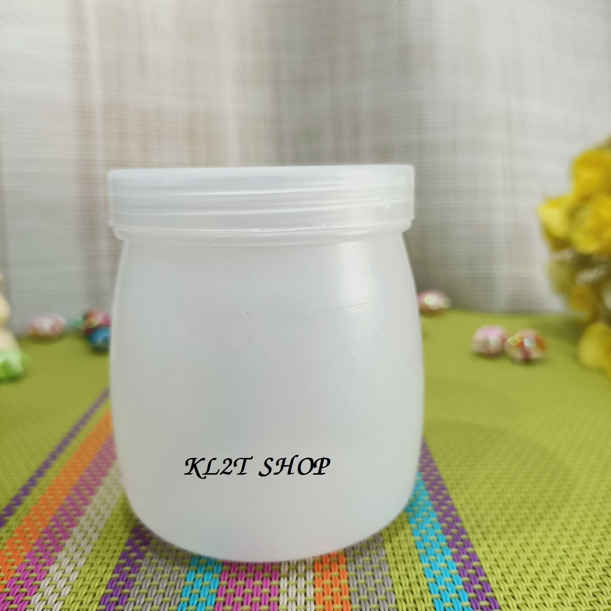 Hủ đựng sữa chua, bánh flan nhựa 180ml (lô 10 cái)