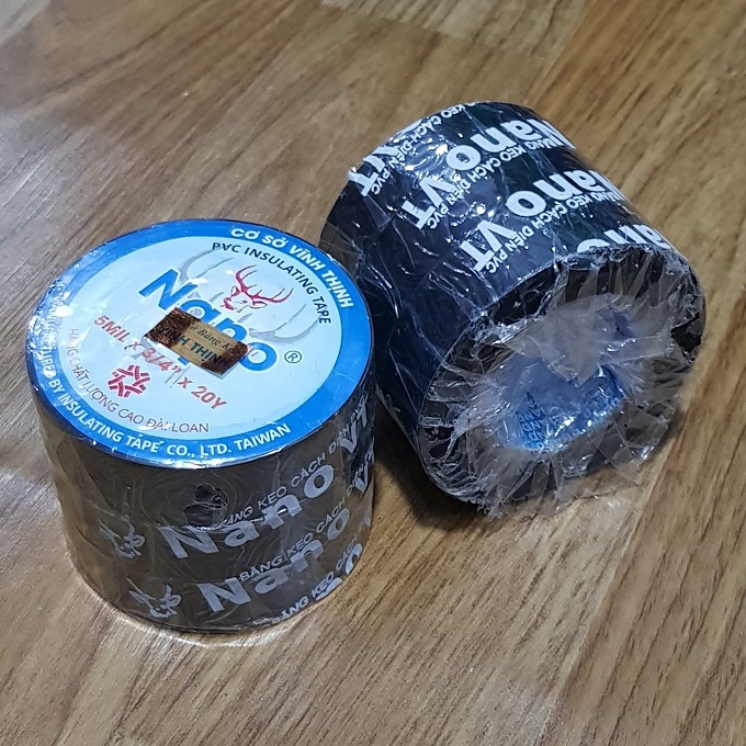 Bộ 3 Cuộn Băng Keo Điện Chịu Nhiệt Khổ 18mm Dài 18m Chuyên Dùng Quấn Dây Sửa Chữa Điện
