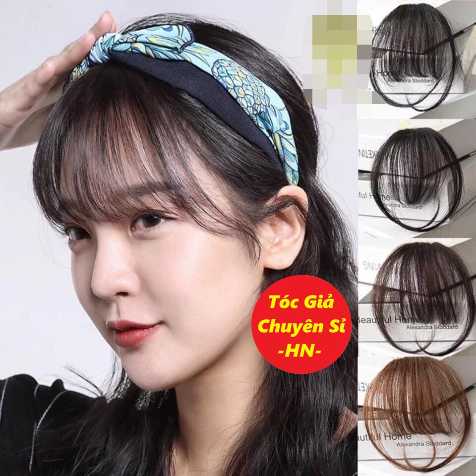 Tóc giả mái thưa - Mái thưa sợi tơ (y như tóc thật)