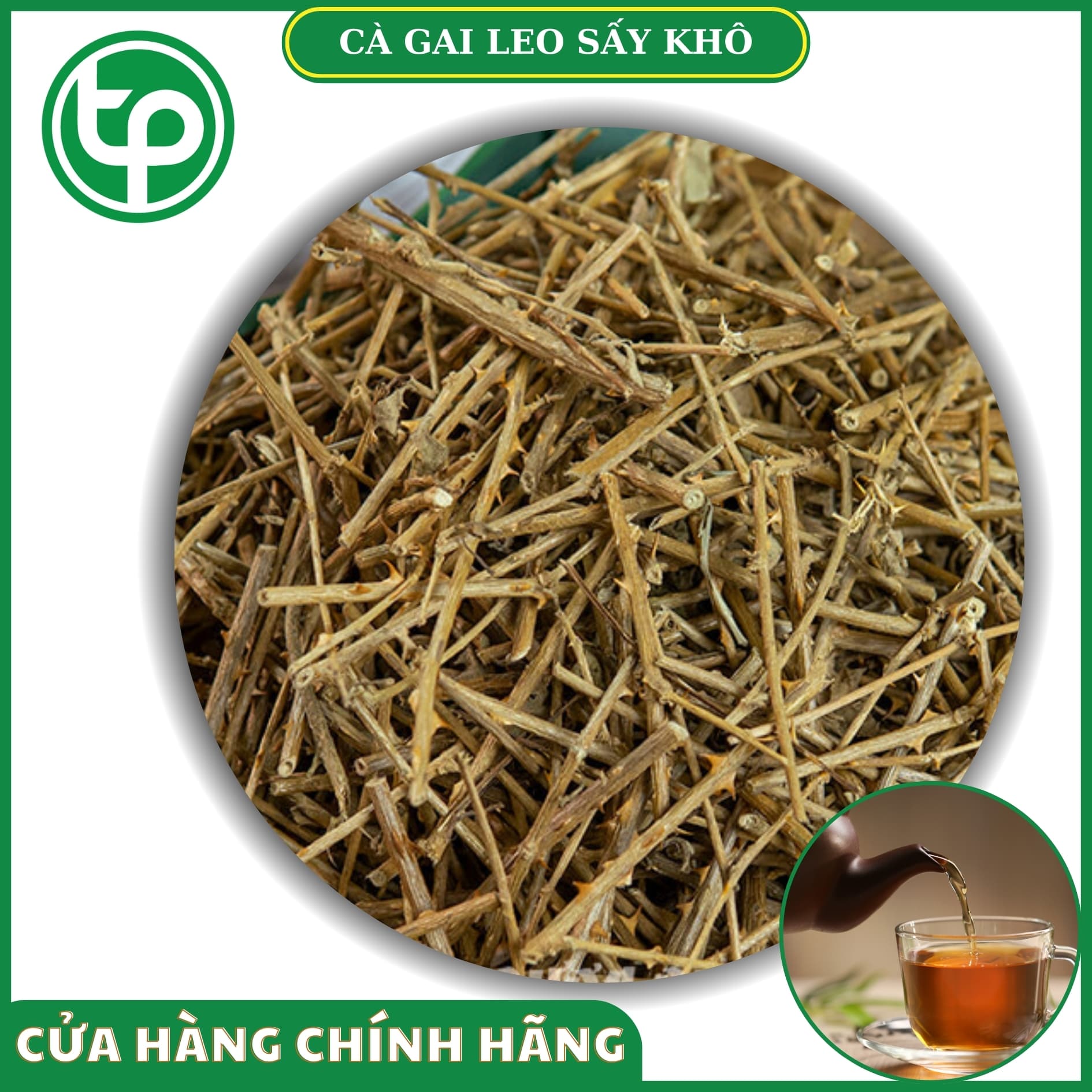 Cà gai leo sấy khô Tấn Phát 1kg - Trà ngon thanh nhiệt và giải độc gan