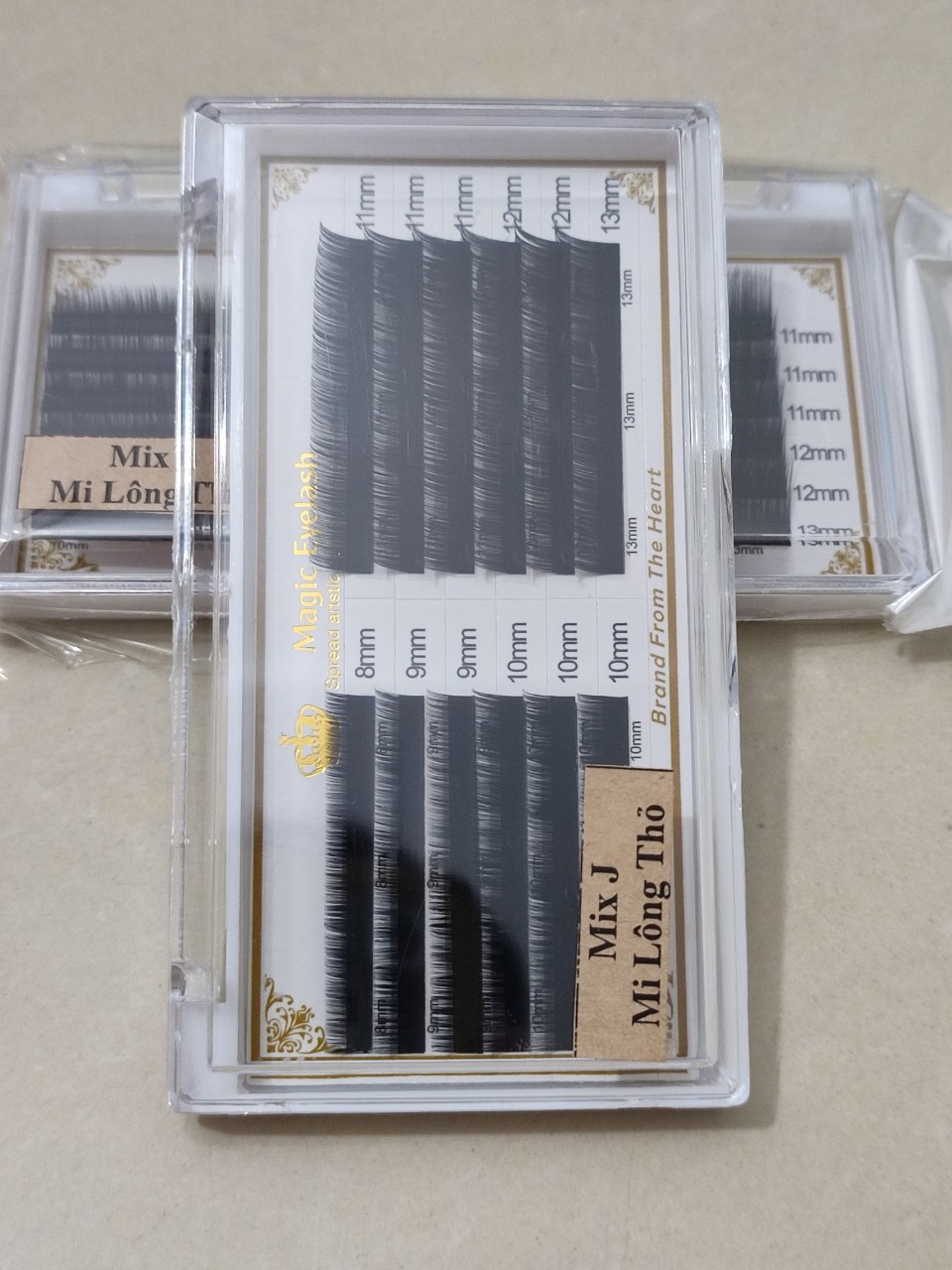 Mi lông thỏ siêu mềm siêu mịn mix size 8-13 mm cong c,cc,d,j