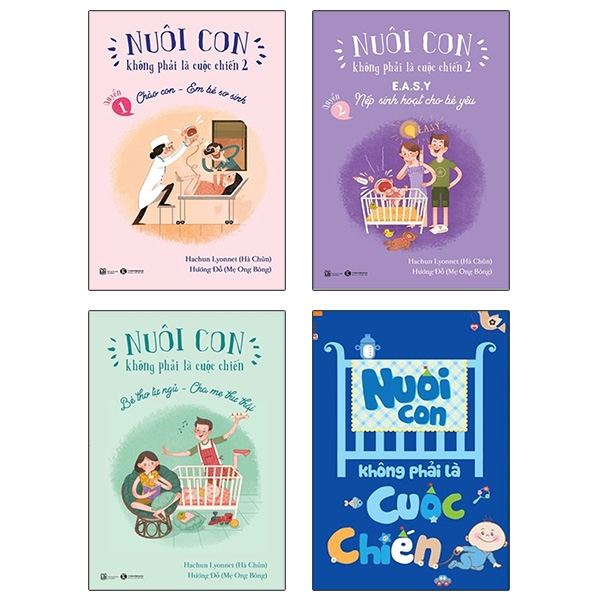 Combo nuôi con không phải cuộc chiến bộ 4 cuốn