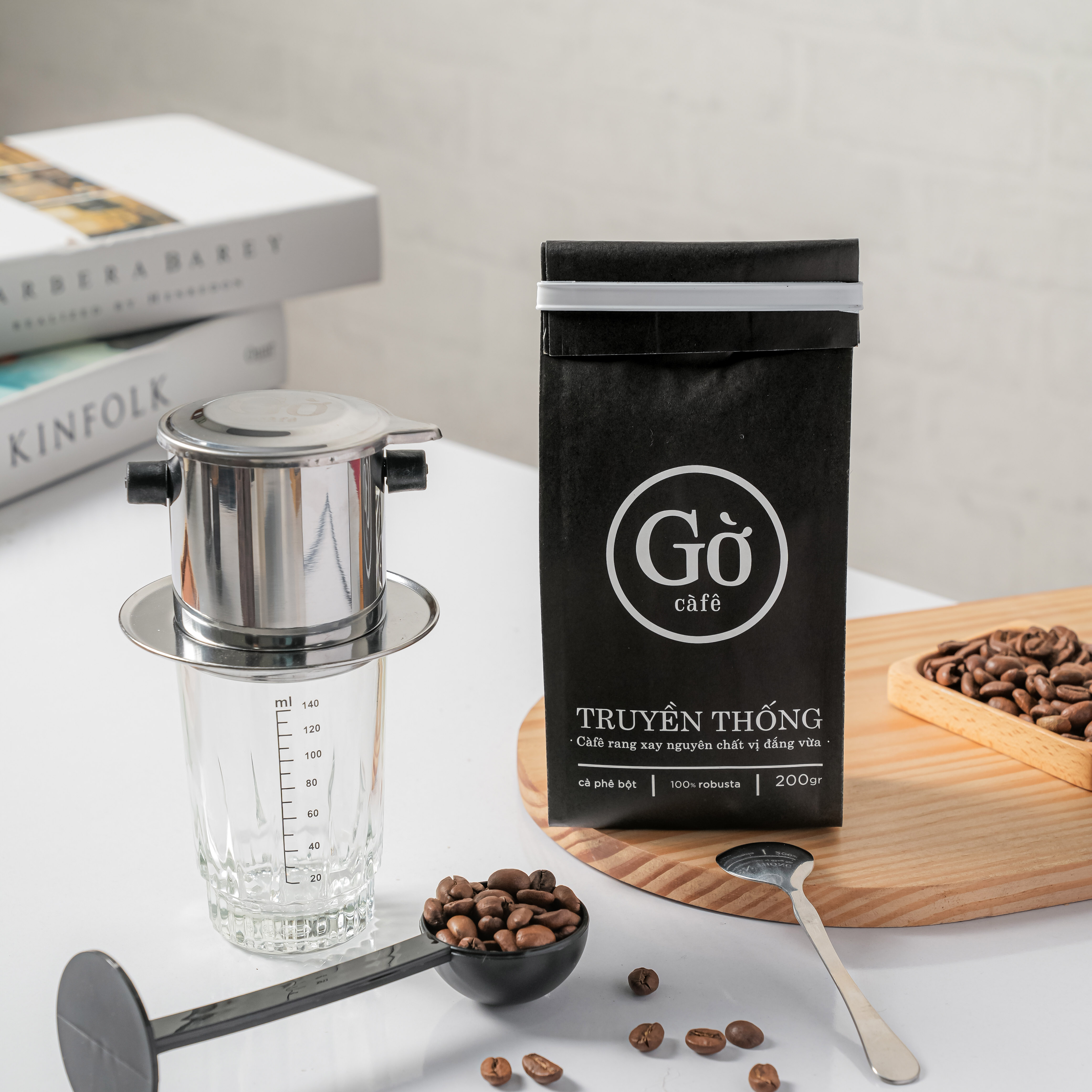 PHIN INOX pha cà phê - Gờ cafe
