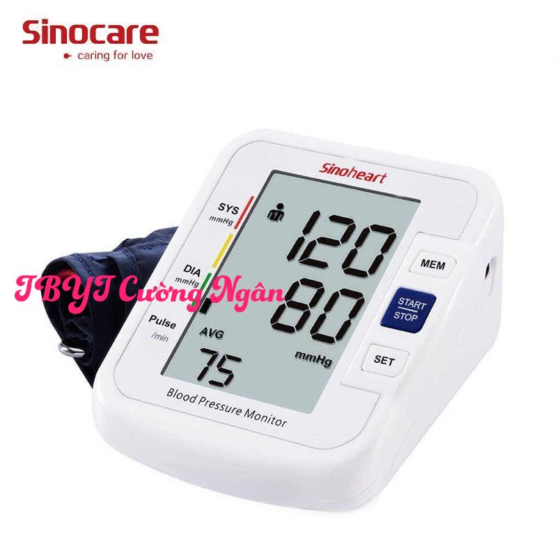 Máy đo huyết áp điện tử bắp tay Sinocare BA-801