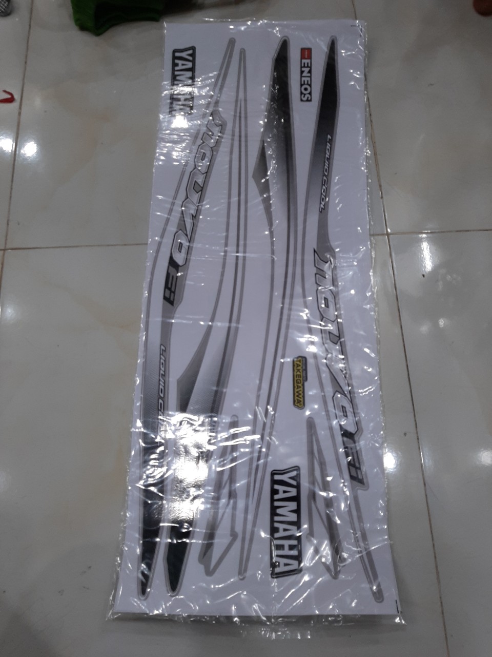 Bộ tem Nouvo 5 màu bạc xám