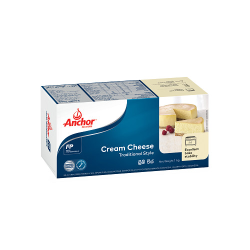Cream cheese anchor 1kg - hàng lạnh chỉ giao nhanh 2h nội thành hcm