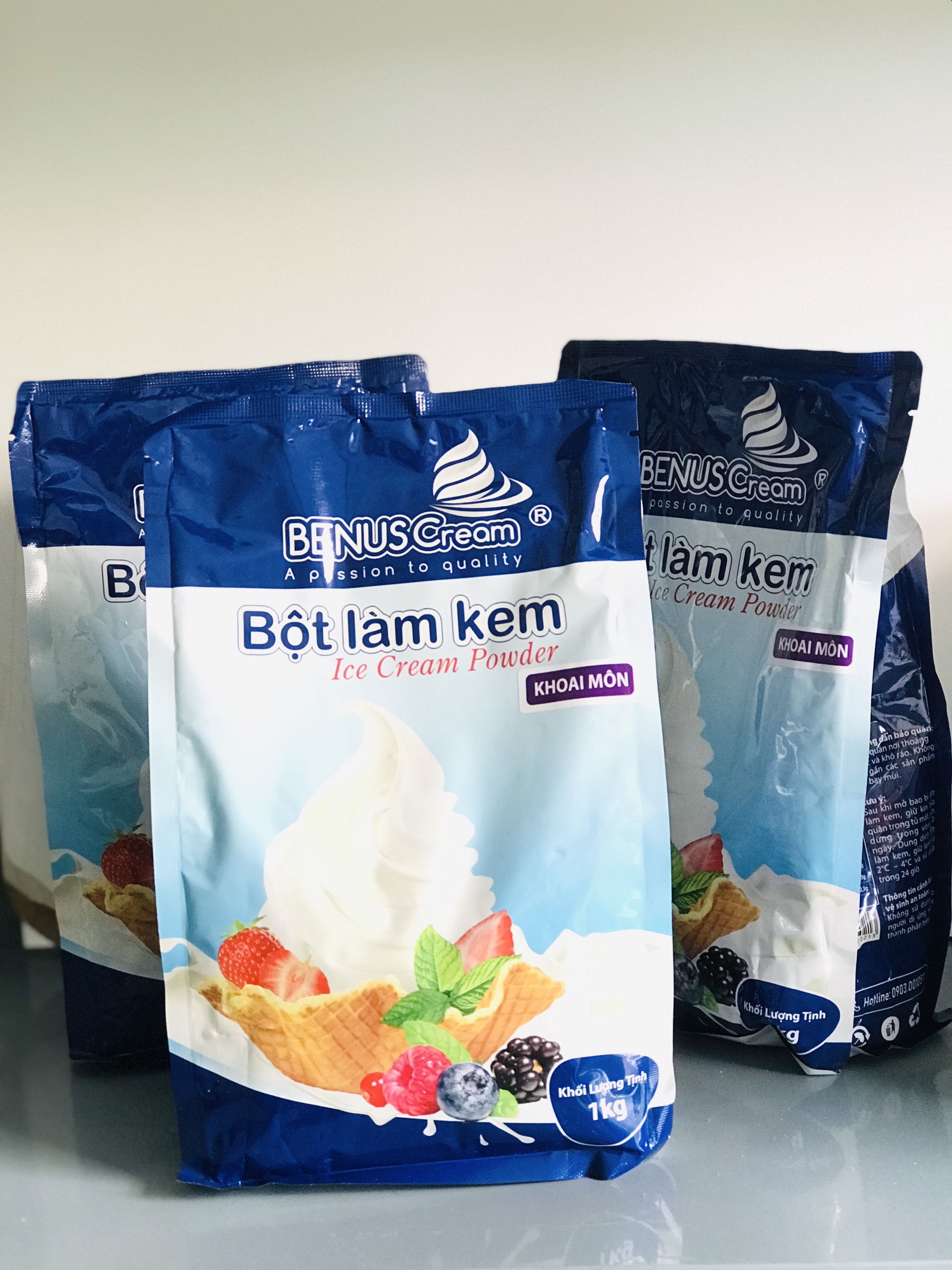 Bột làm kem tươi Bạc Hà
