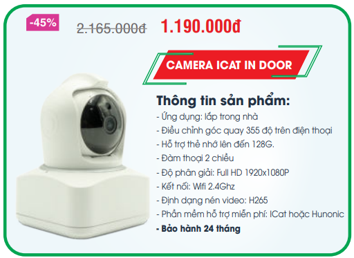 Camera an ninh MINI HUNONIC