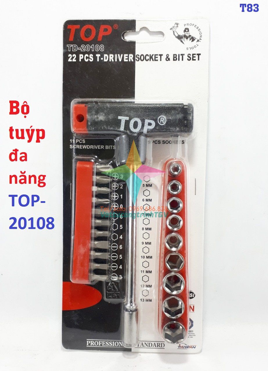 Bộ tuýp đa năng TOP-20108
