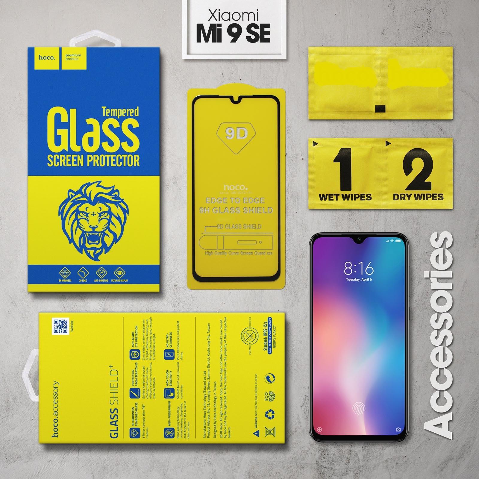 Cường lực full màn Xiaomi Mi 9 SE (Đen)