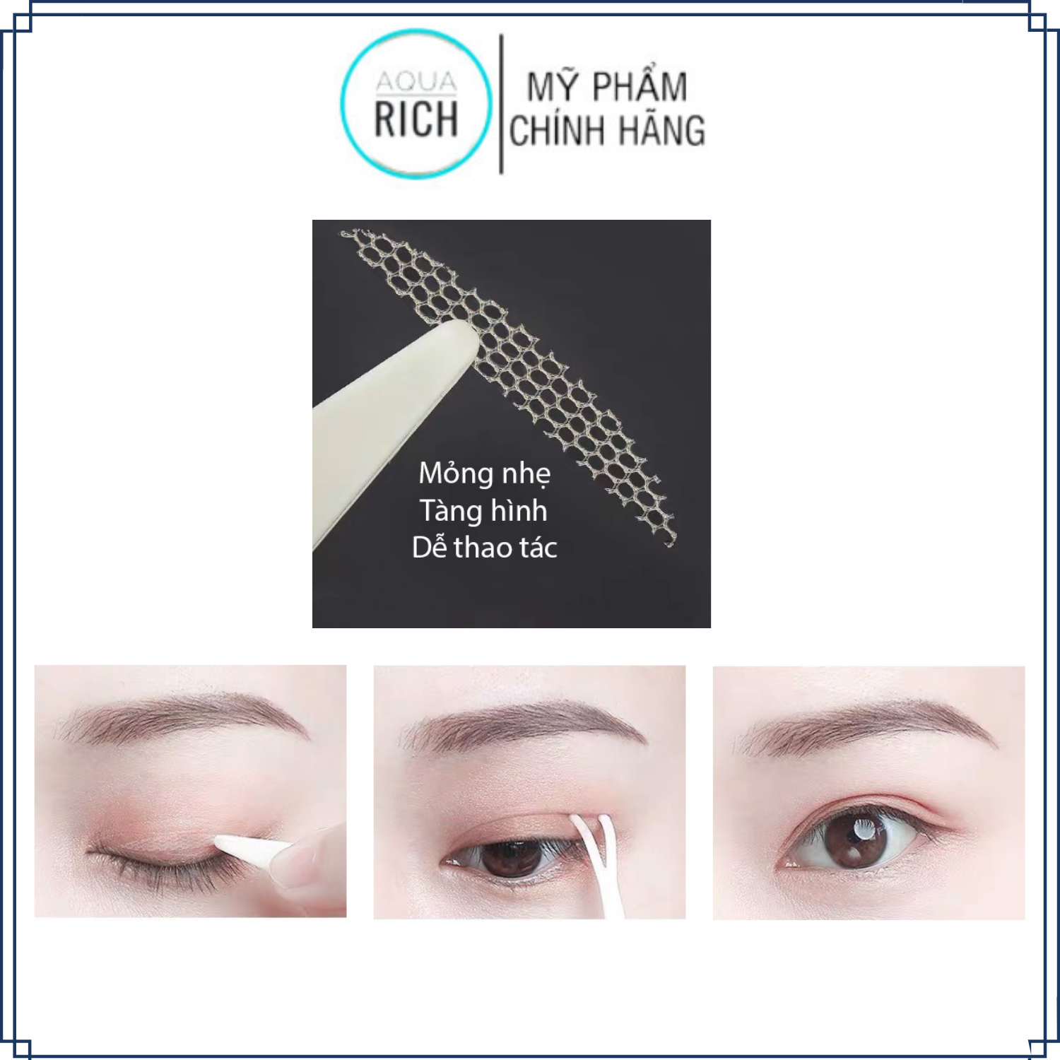 MIẾNG DÁN MÍ LƯỚI KELI ALLERGY DOUBLE EYELID STICKERS (60 miếng)