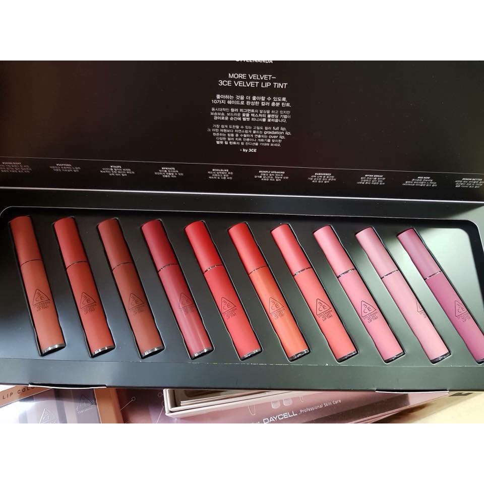 Set 10 son kem lì xịn - chất son mềm
