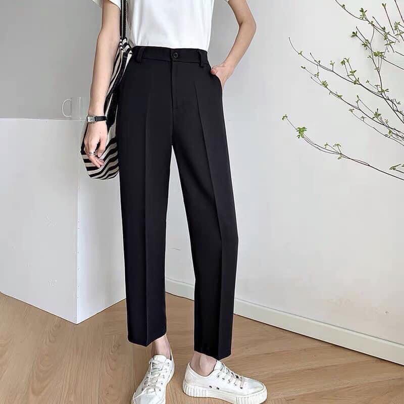 Quần tây nữ lưng cạp cao âu công sở form chuẩn tôn dáng