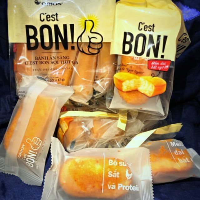 Combo 5 gói Bánh bông lan Orion C'est Bon Date 6 Tháng