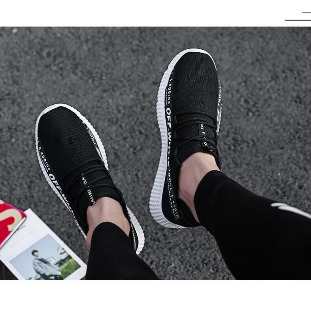 Giày sneaker nam hàn quốc cao cấp OFFWHITE (đen trắng) siêu hot  (Giá Hủy Diệt)