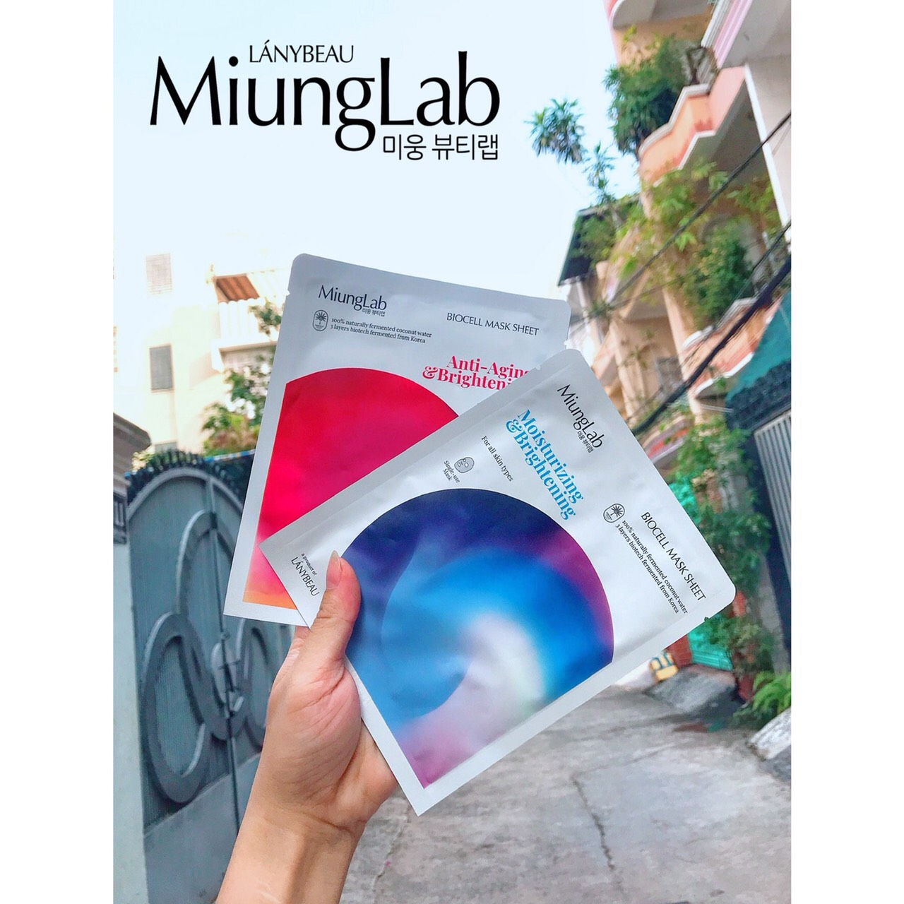 [HCM]MẶT NẠ TRẺ HÓA DA MIUNG LAB (Combo 7 miếng)