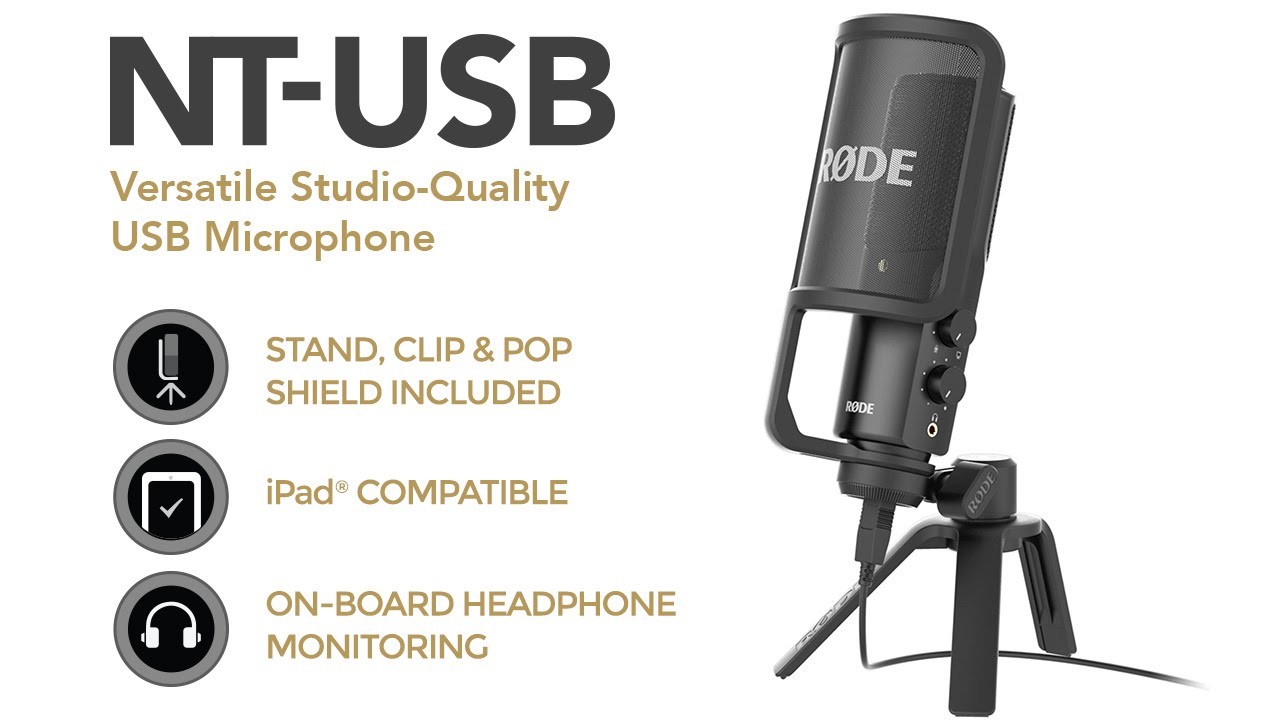 Rode NT-USB - Micro Thu Âm USB Cao Cấp Cho Streamer