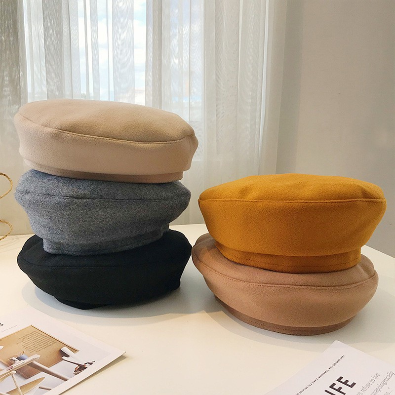 Mũ nồi beret dạ samo