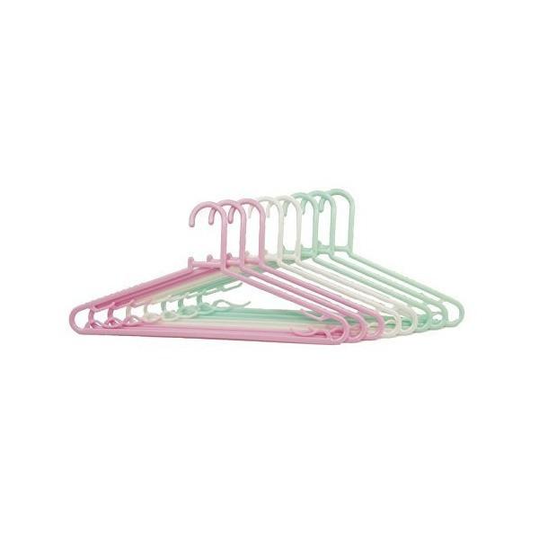 Set 8 móc phơi quần áo cao cấp (xanh, hồng) - Hàng Nhật