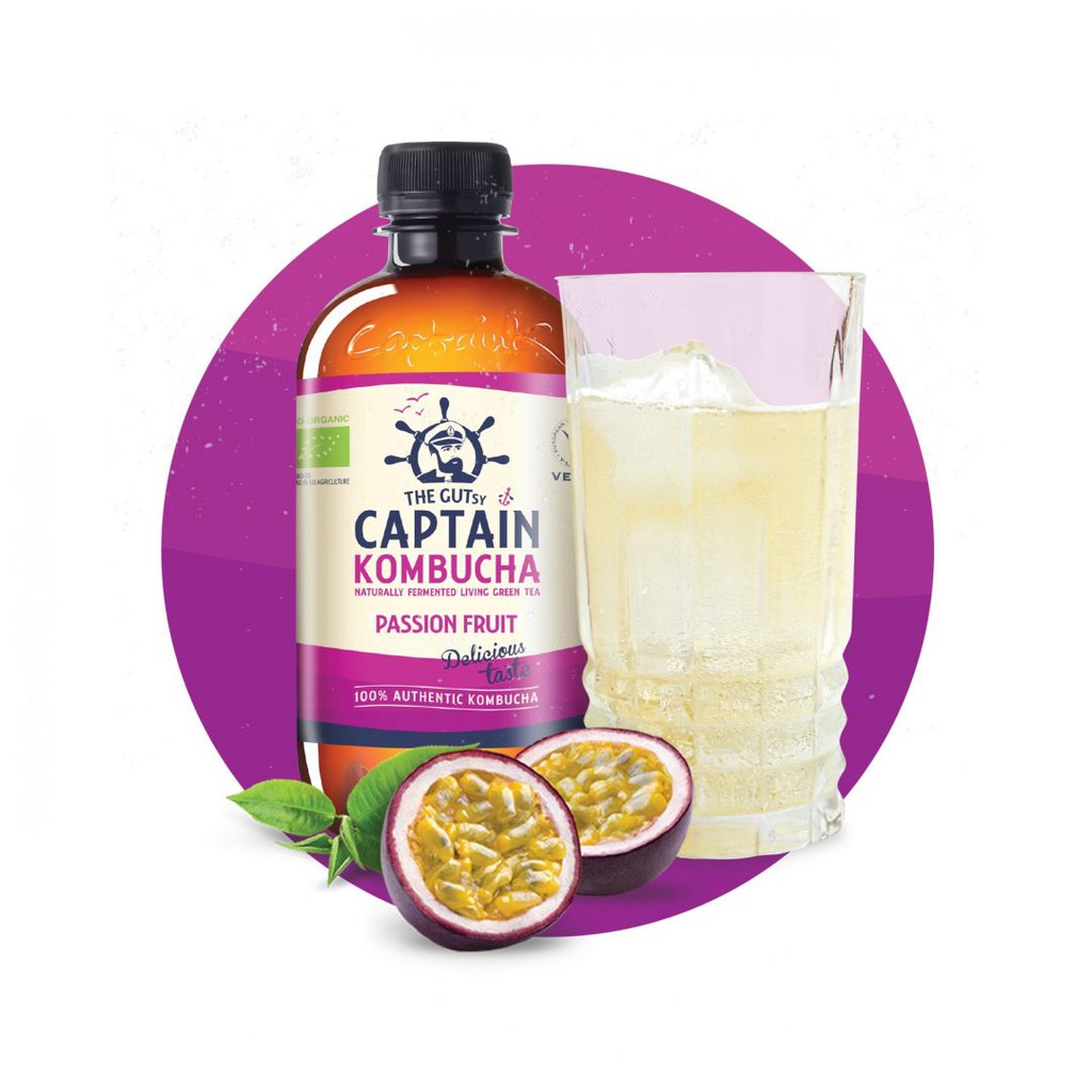 Trà Kombucha hữu cơ (Organic Kombucha Tea) - THE GUTsy CAPTAIN