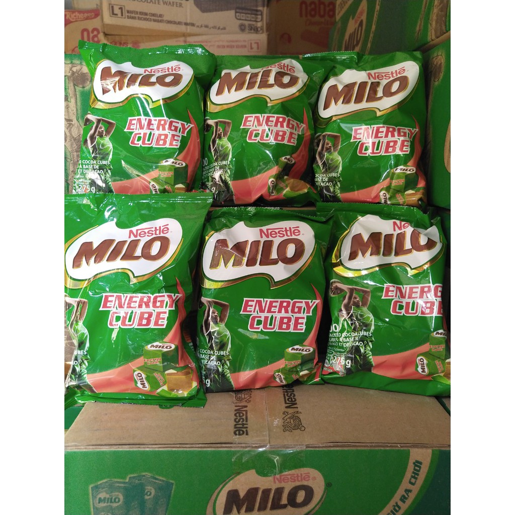 Kẹo Milo ❤ ❤ Kẹo - milo cube thái , Cube 100 viên/gói, milo