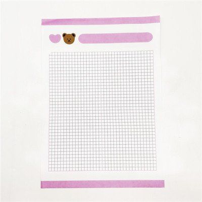 GIẤY NOTE LOVE BEAR SIZE L