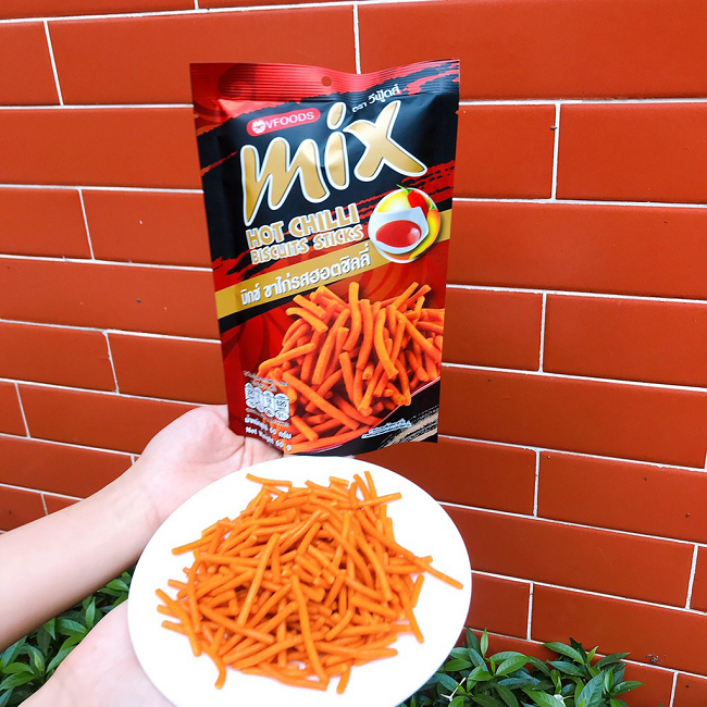 Bim Bim Tăm Mix Hot Chilli Thái Lan 60g