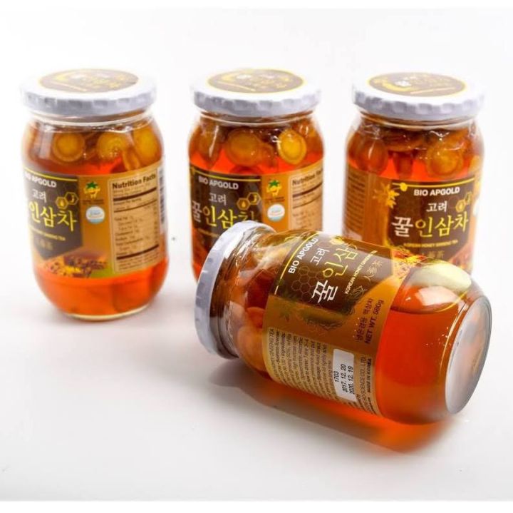 Sâm lát tươi ngâm mật ong Hàn Quốc (580g)