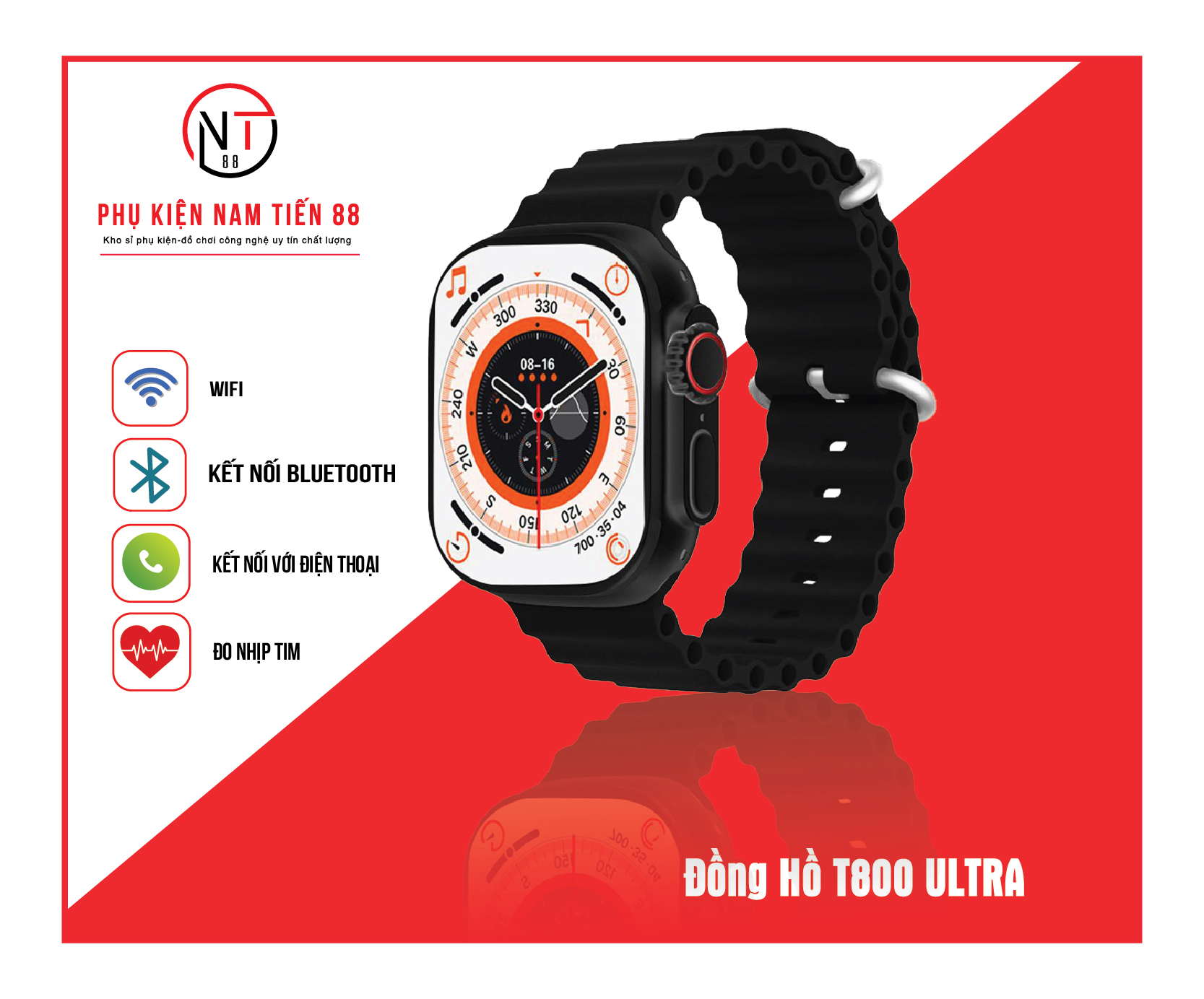 Đồng hồ T800 Pro Max - MixASale