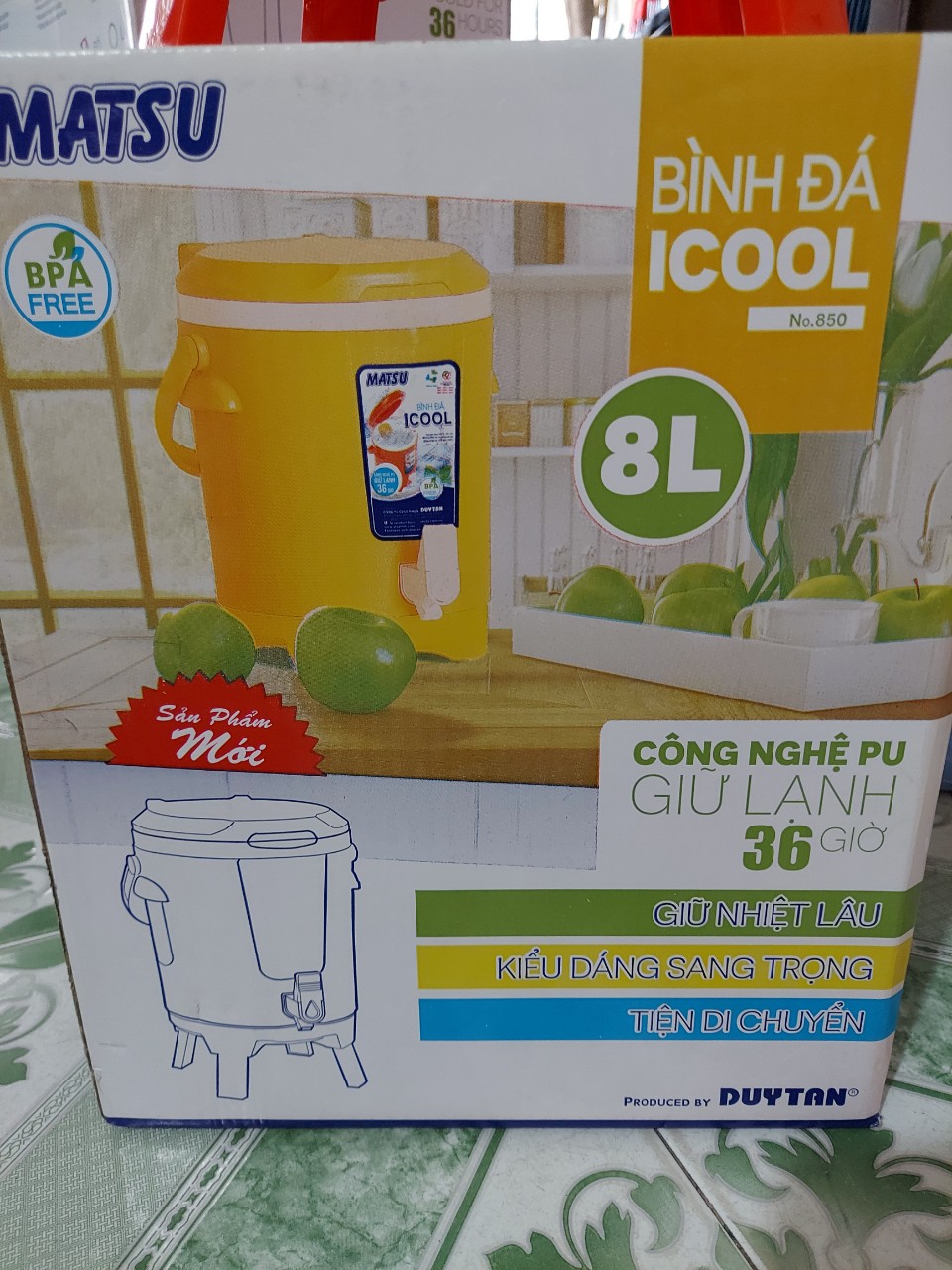[HCM]Thùng Đá Giữ Nhiệt Có Vòi Duy Tân - 14 Lít