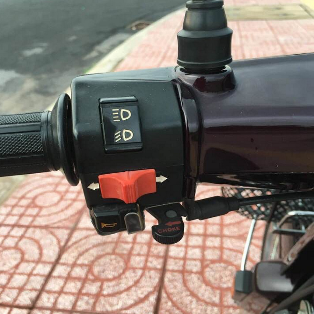 CÙM CÔNG TẮC DREAM UFO FULL CHỨC NĂNG 2 BÊN TRÁI PHẢI KÈM TAY THẮNG NHỰA CAO CẤP DÀNH CHO CÁC DÒNG XE MÁY HONDA DREAM, ĐỒ CHƠI XE MÁY GIÁ SỈ VARIO, WINNER, CLICK, EXCITER, SIRIUS, JUPITER, WAVE, DREAM, SATRIA, RAIDER, YAZ...