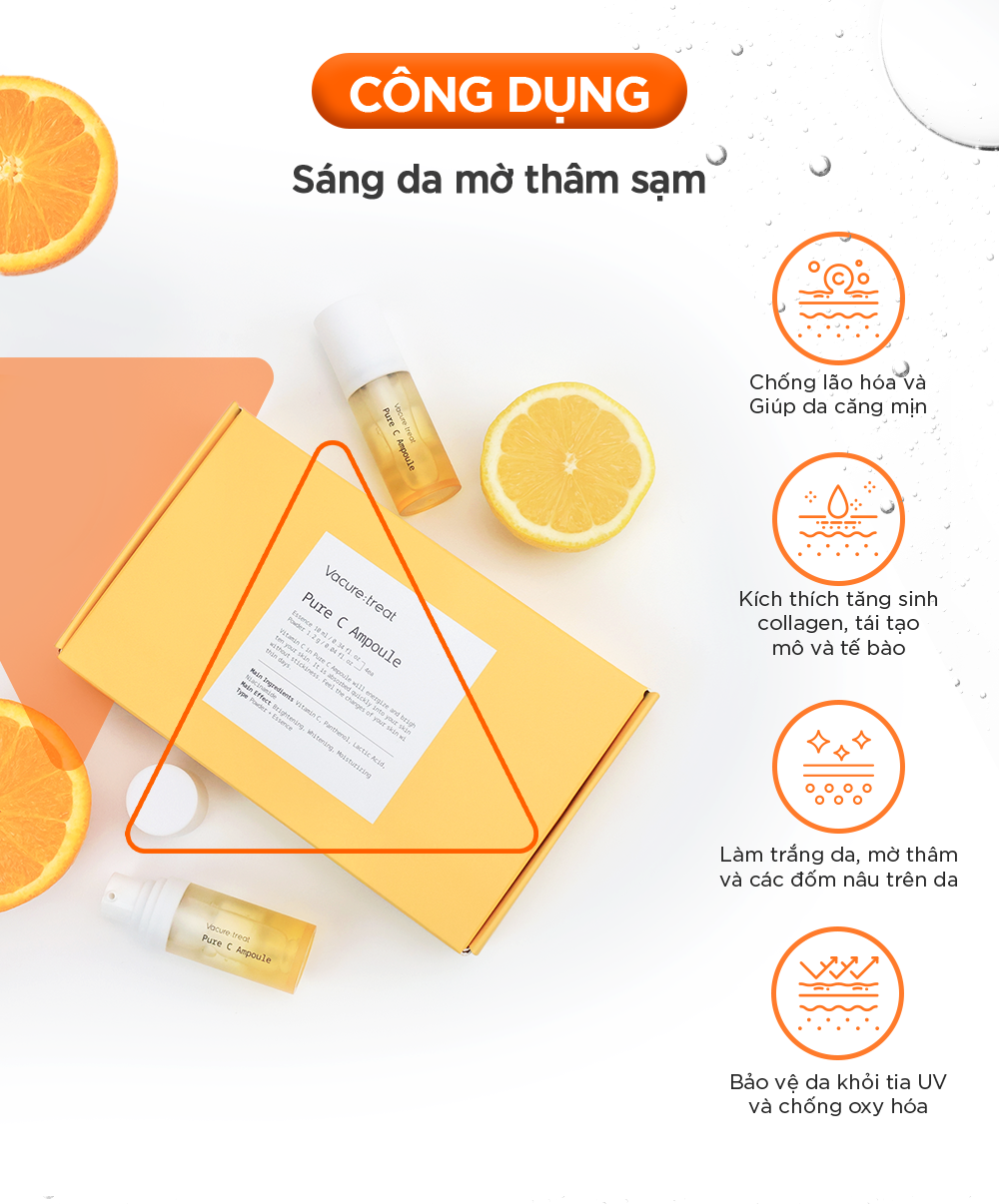 Combo Dưỡng Da Trắng Sáng, Mờ Nám BHA 2% & Pure C Ampoule