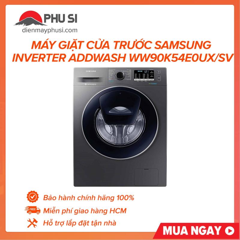 Máy Giặt Cửa Trước Samsung Inverter Addwash WW90K54E0UX/SV chính hãng