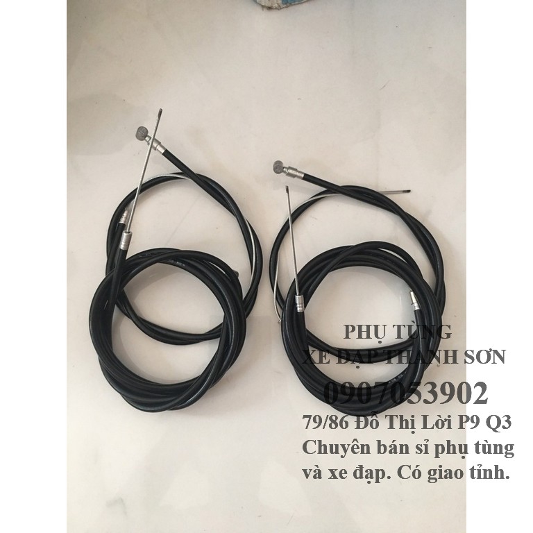 Vỏ dây thắng xe đạp màu đen