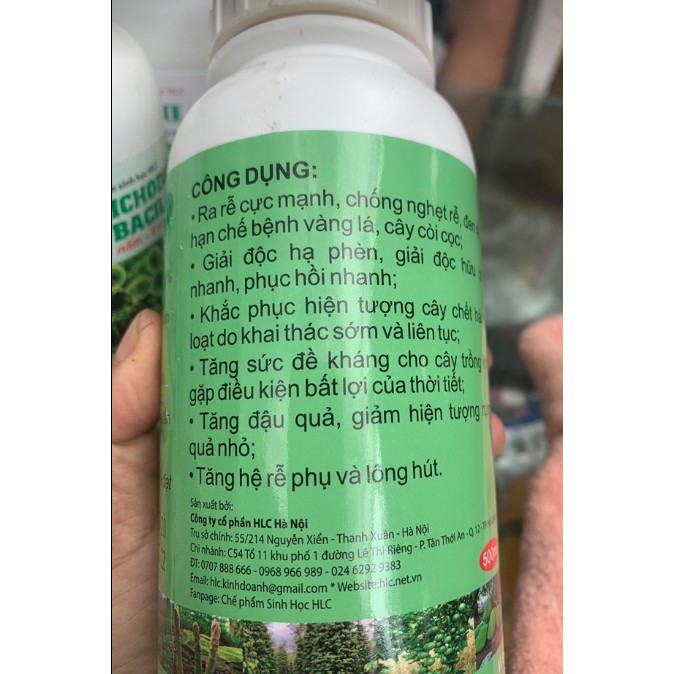 Chế Phẩm Sinh Học Siêu Ra Rễ Em - Root Hlc Chai 500ml