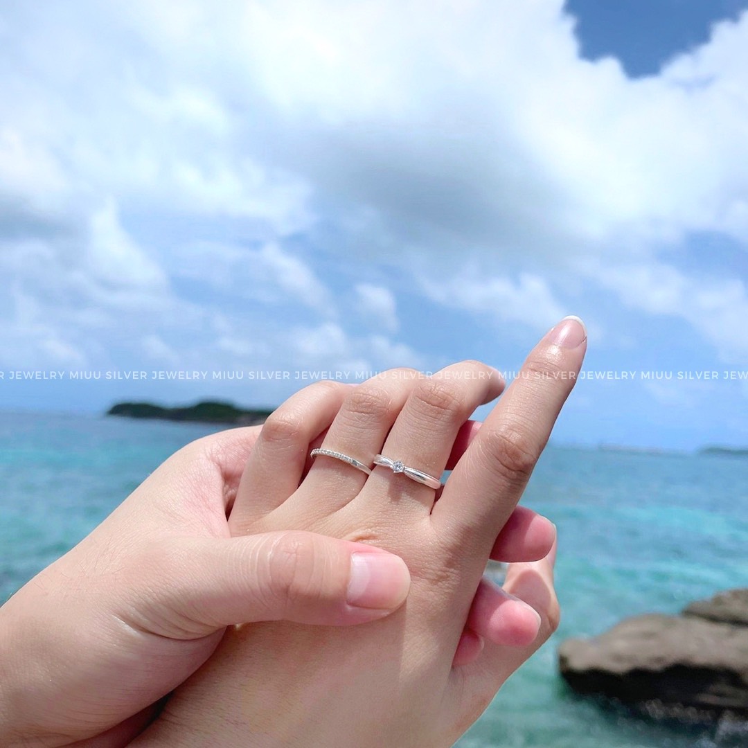 Nhẫn đôi bạc nam nữ Miuu Silver Everlasting