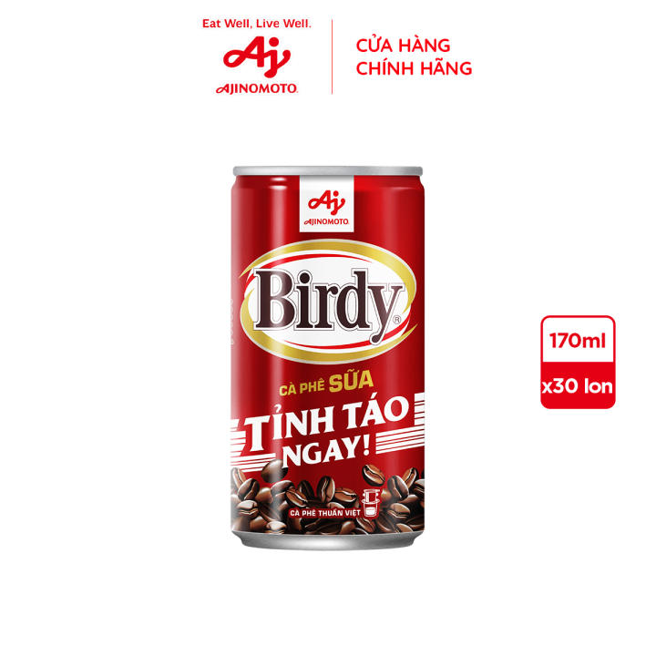 Thùng 30 Lon Cà Phê Birdy® Sữa 170ml/Lon - Hình ảnh 3