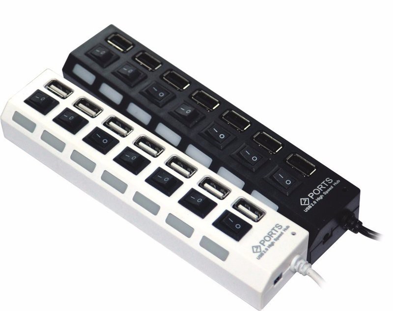 Bộ Chia Cổng USB USB Hub 7 Port Có Công Tắc