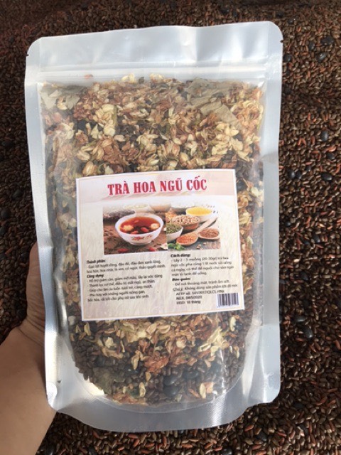 1kg Trà hoa ngũ cốc đóng túi zip
