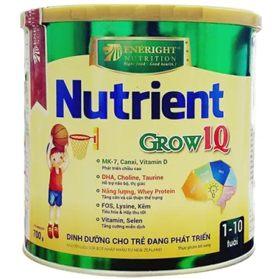 Nutrient grow iq 700g (1-10tuổi) date 2023