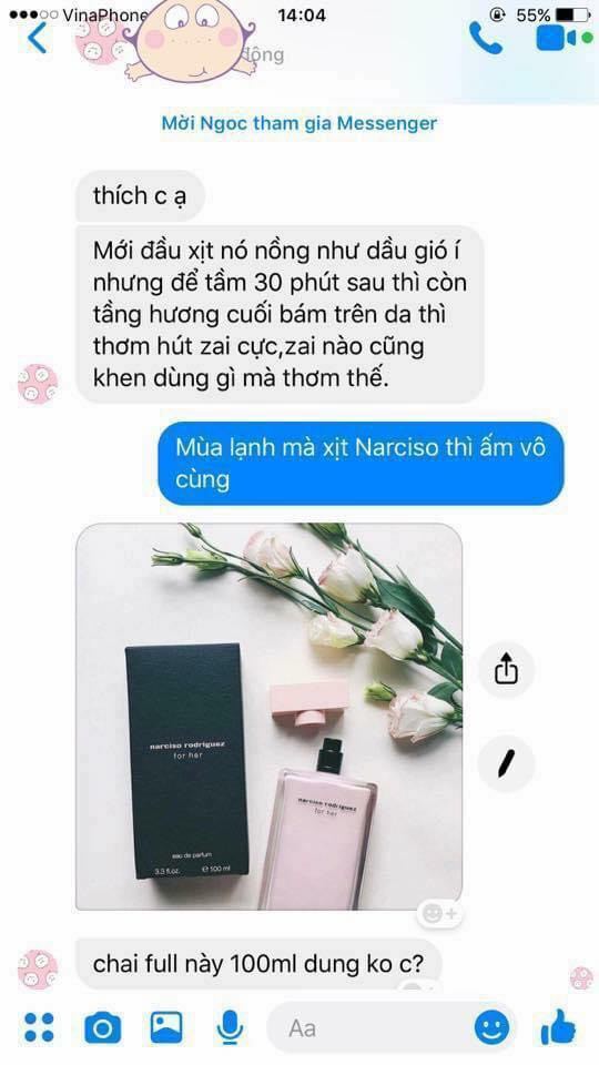 Nước Hoa Narciso hồng nhạt và Narciso đỏ