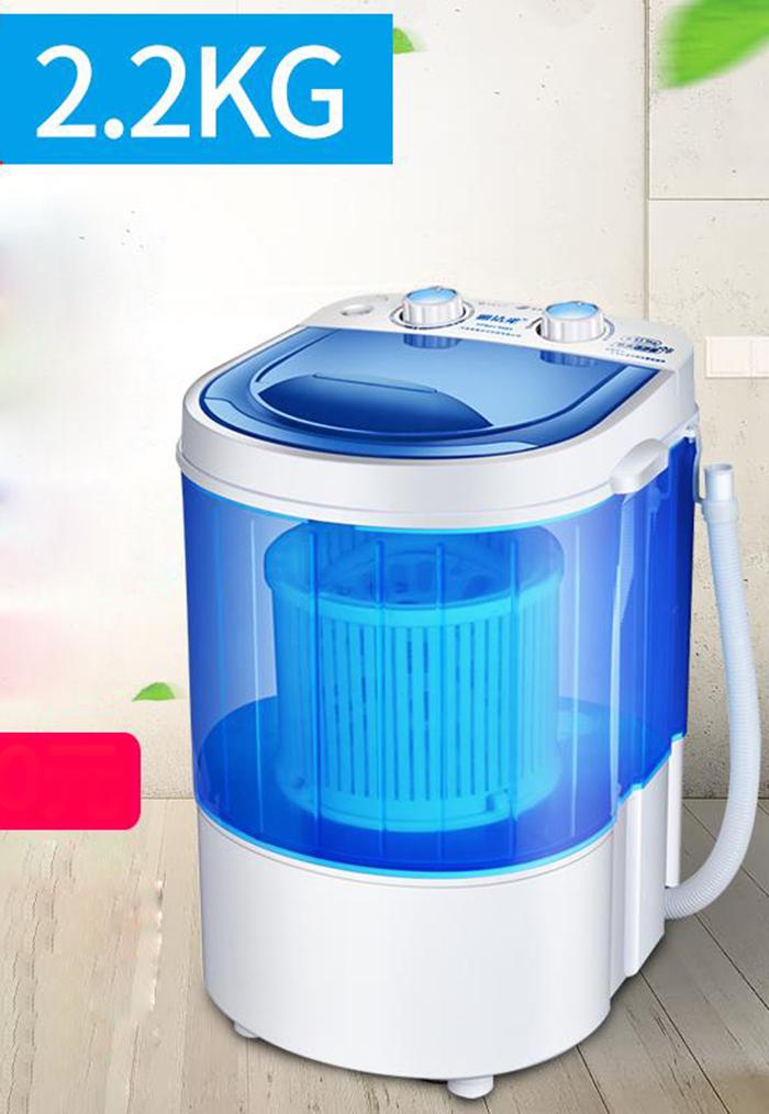 Máy giặt mini XPB22-588S , 2.2kg đồ , tốc độ 1400 vòng/phút (mẫu thùng trắng)