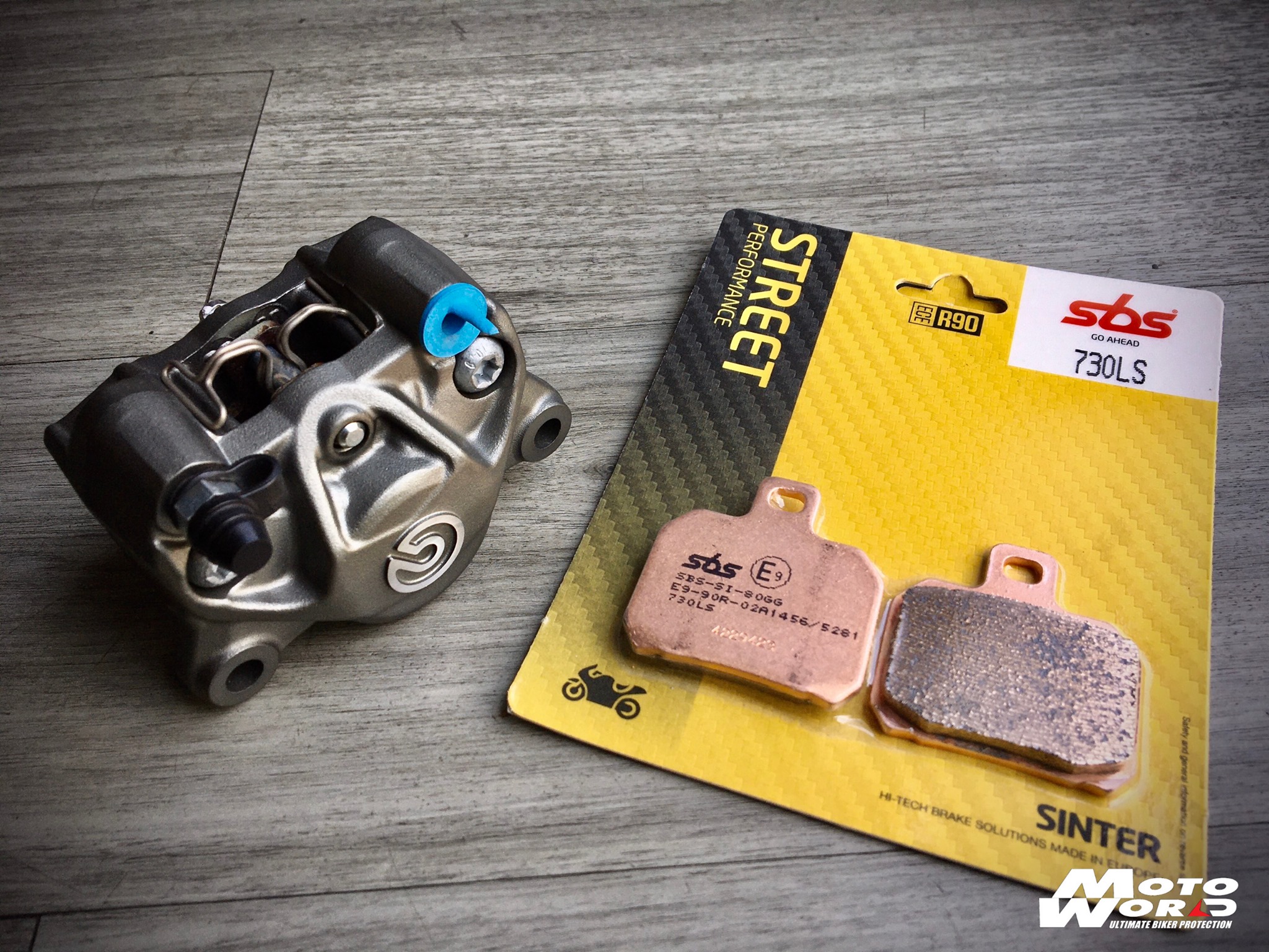 [Motoworld Phân Phối] Bố Thắng Heo Brembo 2Pis Đối Xứng SBS 730LS